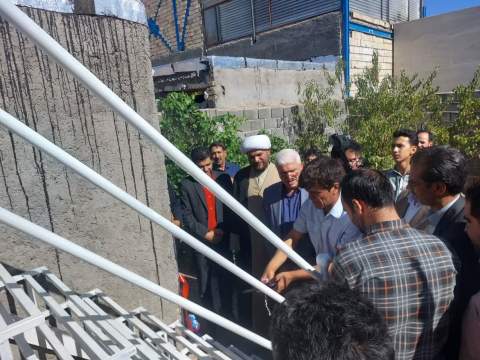  افتتاح نیروگاه خورشیدی کمیته امداد در سرایان
