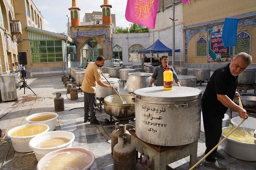 پویش نذر سلامتی / توزیع غذای گرم بین نیازمندان
